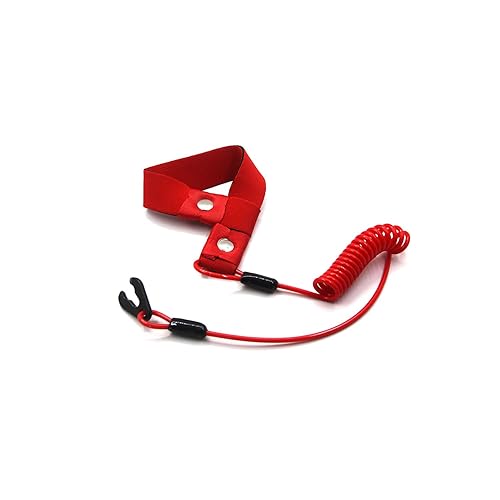 Vista 26 de ZOOKOTO Correa de seguridad universal para interruptor de parada y apagado para todos los Honda Jet Ski Aquatrax F-12 F-15 R-12 ARX1200 ATX1200