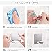 Deluxe Razor Holder for Shower-Hook Hanger Stand(4 Pack)Adhesive Stainless Steel Heavy Duty Utility Storage Hook,Shower Hook for Razor Bathroom Kitchen Organizer for Shaver Plug Robe Towel Loofah Coat