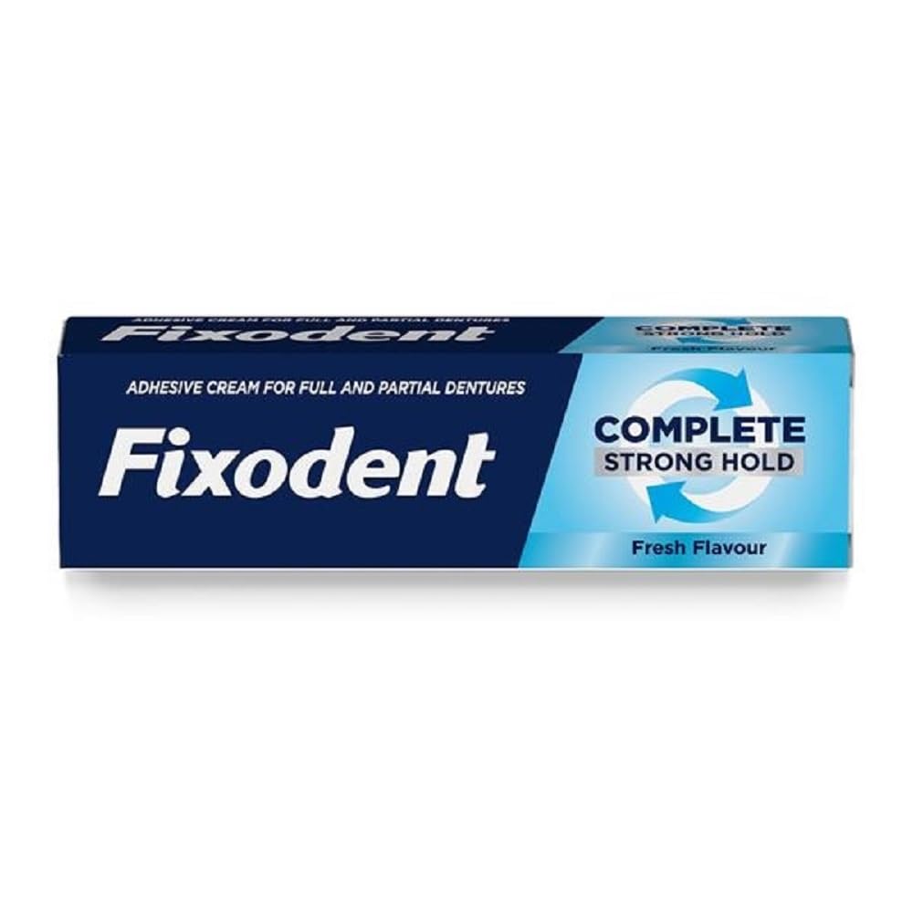 Fixodent Complete Strong Hold Denture Adhesive, Fresh Flavour 47g