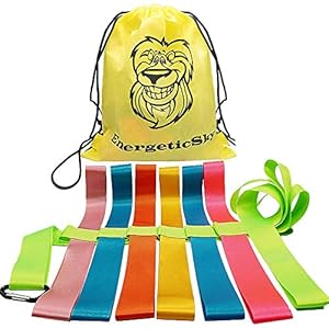 Safety Walking Rope with Colorful Handles for Up to 6 Children,10 Children and 12 Children-Perfect for Daycare Schools…