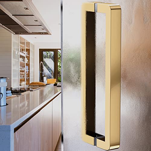 Poignée de porte push-pull en acier inoxydable pôle 38x25mm