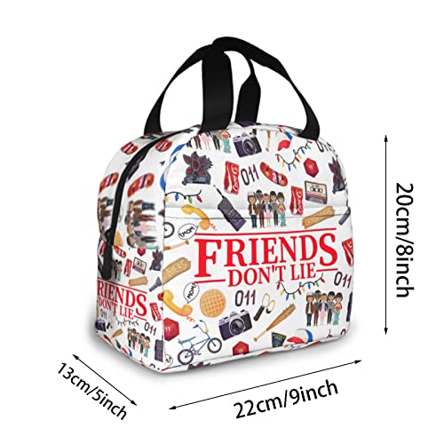 Zelq Lunch Bag Bag For Women Men, Cute Tv Show Lunch Box For Adults, Lunch Bag For Men Women Adults Picnic Work Beach Fishingic Work #TOP2