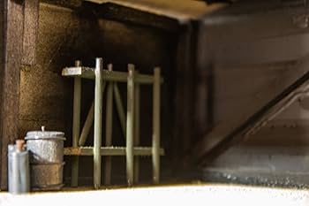 Amazon.co.jp: ジオラマ ミニカー ガレージ アメリカンガレージ 倉庫 1