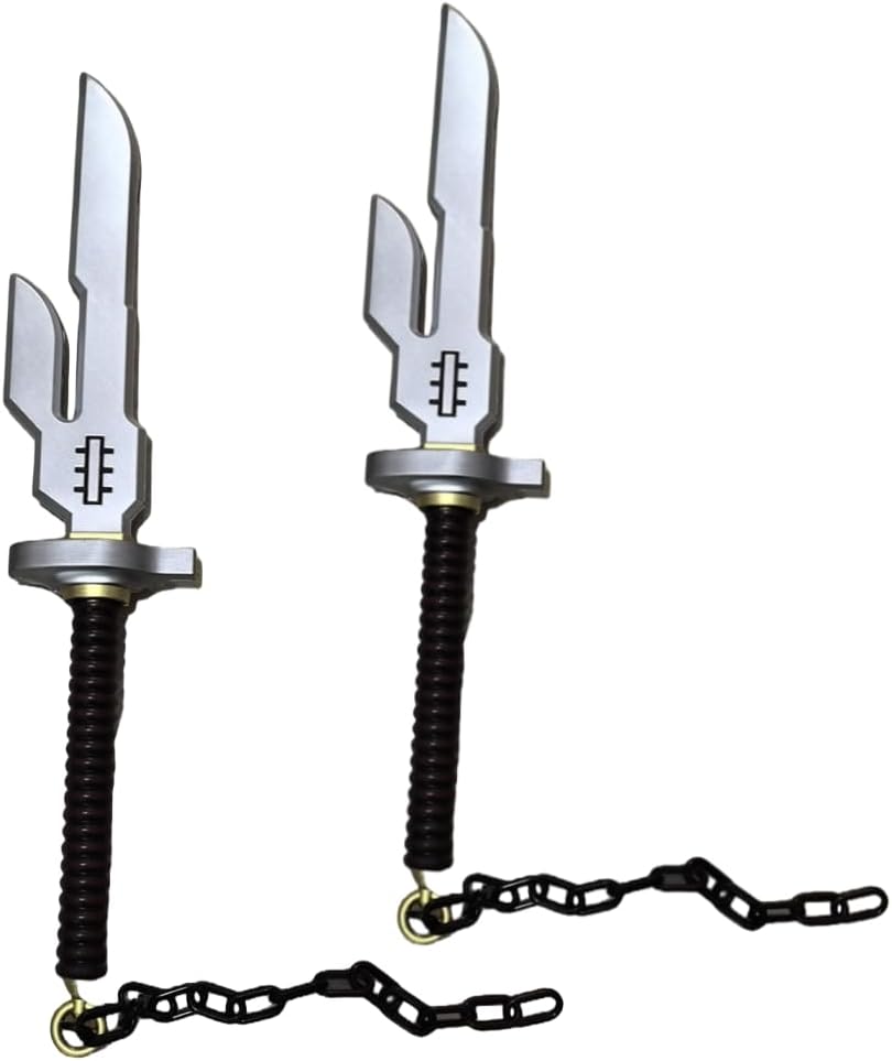 Halloween Prop 24" Sword for Fusshi-guro Cosplay, 2PCS Fushioguro for Toojji Sword Inverted Spear of Heaven Costume Birthdays Gifts(2PCS Sets)