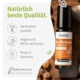 Casida Bio olejek rycynowy Roll-On pod oczy – chłodzący, w przypadku zmarszczek i cieni pod oczami, 10 ml