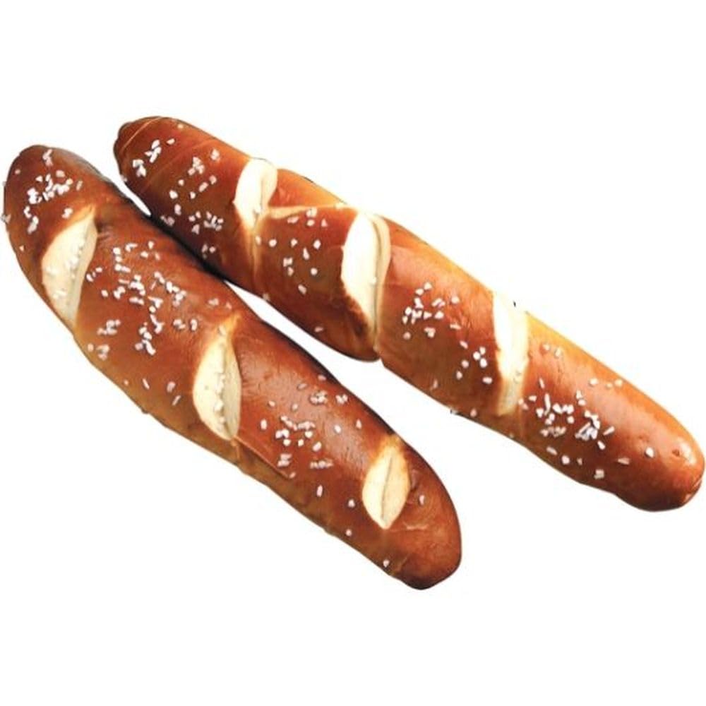 J and J Snack Special Print Bavarian Pretzel Stick, 2.4 Ounce -- 72 per case.