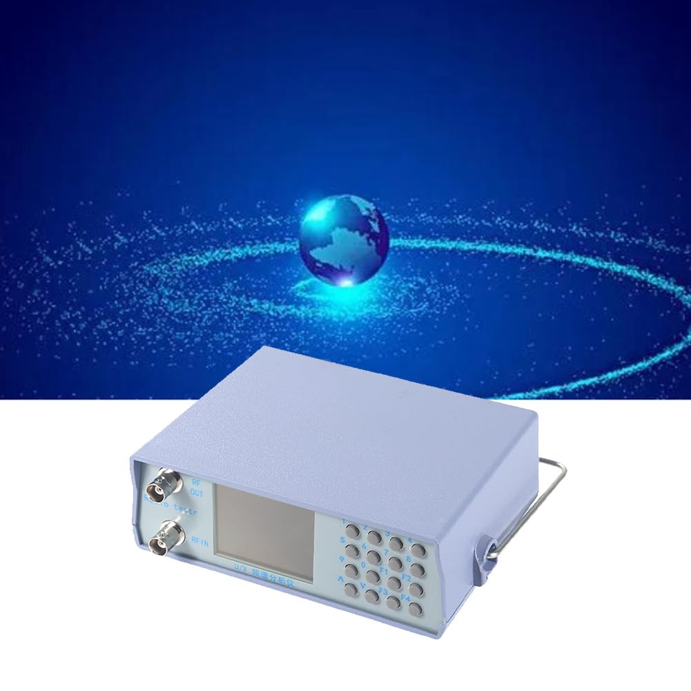 Duplexer V Dual Band Analyzer mit Tracking Source VHF Dual Band Spectrum Analyzer Portable Spectrum Analyzer Einfach zu bedienen