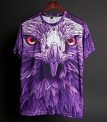 Image of STAND OUT All Over Printed Psychelic Trippy Animal T-Shirts