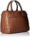 Fossil Women's Fiona Leather Satchel Handbag, Medium Brown