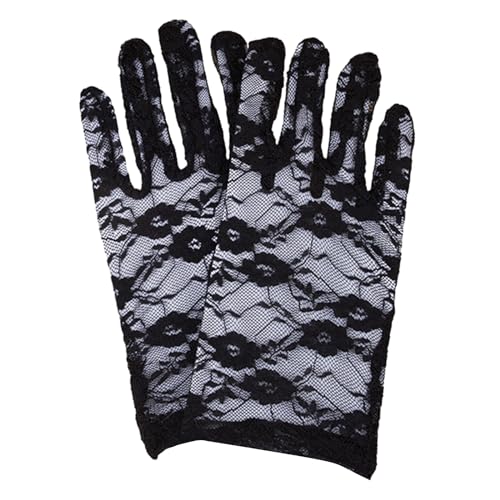 Lace Gloves For Wedding Floral Gloves Formal Event Short Gloves Bridal Shower Hand Gloves Women Accessories Photo Props