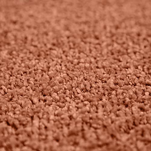 Paco Home Alfombra Salón Color Liso Discreta Moderna Pelo Corto Tamaños, tamaño:140x200 cm, Color:Cobre - imagen 4