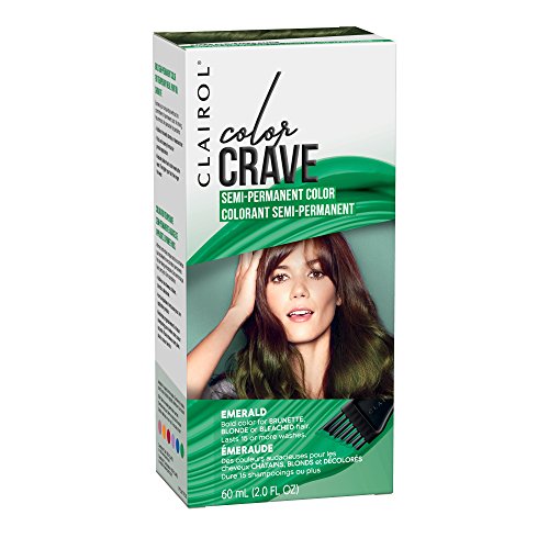 Clairol Color Crave Semi-permanent Hair Color, Emerald, 1 Count