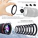 9 Pieces Lens Adapter Set,Camera Lens Filter Ring40.5-49mm/49-52mm/52-55mm/55-58mm/58-62mm/62-67mm/67-72mm/72-77mm/77-82mm(9pcs Step Up Ring Set)