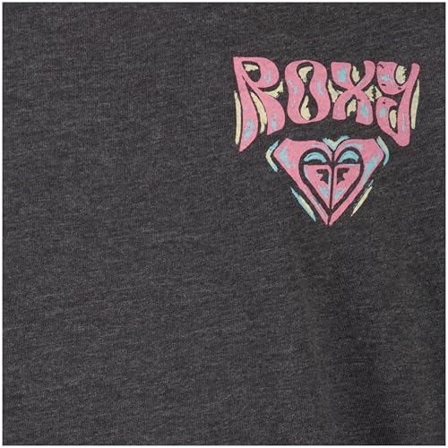 Image of Roxy Girls' Short Sleeve Oversized Fit Logo Tee, Crew Neck Graphic T-Shirt, Soft & Comfortable