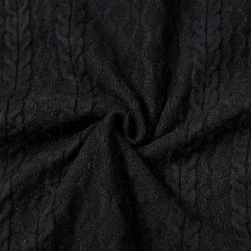 Pull col montant homme tricoté en maille structurée haut de gamme - 7