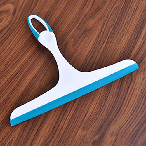 Preisvergleich Produktbild Fantasyworld Praktische Glasfensterwischer Seifenreiniger Soft-Silikon-Blatt-Startseite Dusche Badezimmerspiegel Scraper Auto Scheibenwischer