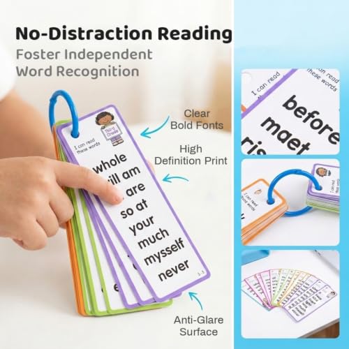 Image of PATPAT 220 Sight Words Flashcards Kindergarten to 1st Grade Words