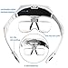 LED Lupa Gafas con Luz Manos Libres Cabeza Lupas de Aumento para...