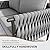 VONZOY Metal Outdoor Patio Furniture Set, 7 Pieces Modern Outdoor Conversation Furniture Sets w/2 Coffee Table, Outside Furniture with High-Resiliency Sponge Cushions for Porch, Balcony, Backyard