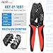 JRready DW5004 Deutsch Connector Kit - 2 3 4 6 8 12 Pin DT Connectors IP68 Waterproof, Size 16 Stamped Contacts 14-18AWG with Deutsch Crimp Tool, Deutsch Pin Kit