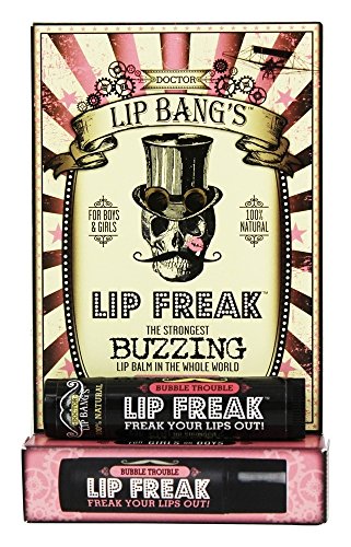 Doctor Lip Bang's BUZZING Lip Balm | Lip Freak | 100% All Natural | Cruelty Free | Bubble Trouble