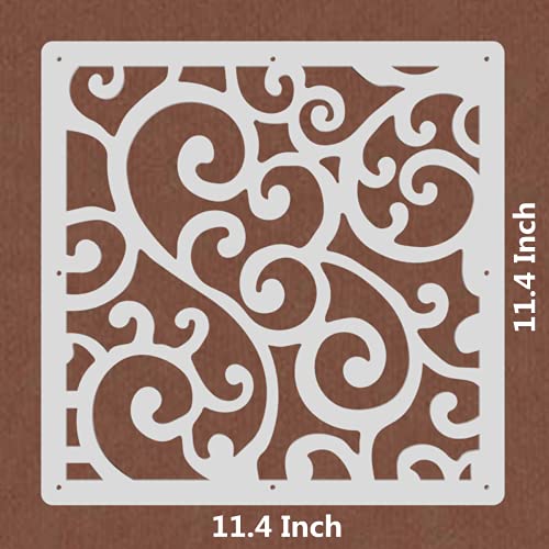 image for BMIDRUT 12Pcs/Set Hanging Room Divider White DIY Panel Screens Partiti