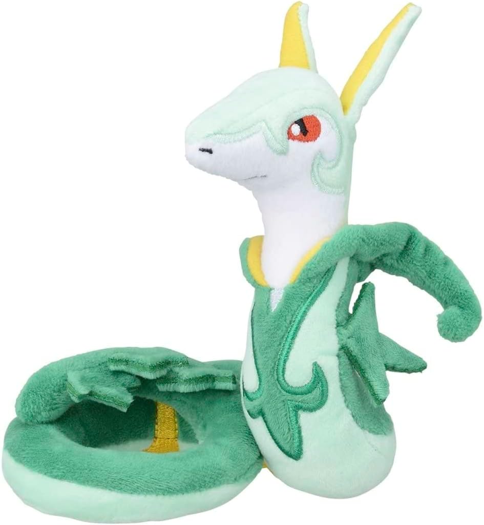 Pokemon Center: Sitting Cuties: Serperior Plush # 497 - Generation 5 - 6 In