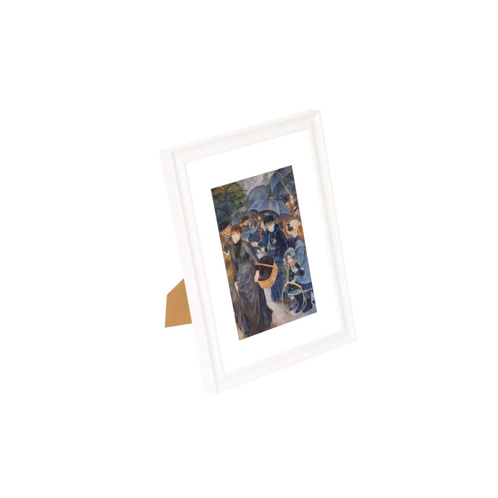 Cadre photo rétro blanc 6 pouces pour décoration murale créative