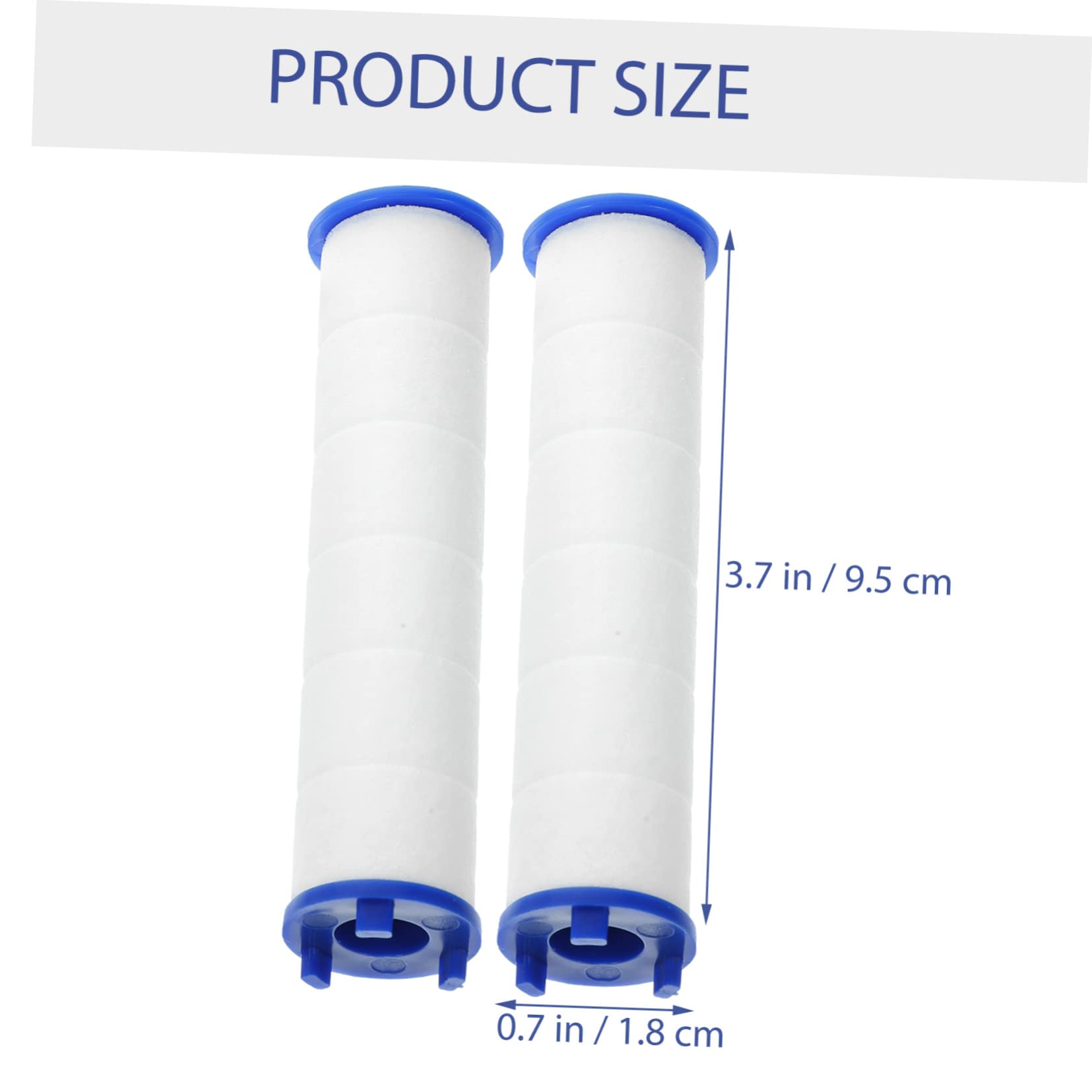 Cabilock Filtro De Repuesto para Ducha De Filtro De Algodón PP Engrosado Filtración Efectiva De Impurezas para Baño Herramienta De Filtración para Agua Limpia 10 Piezas X 4