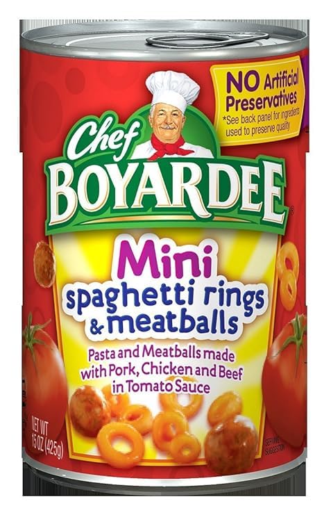 Spaghetti Rings With Meatballs, Mini Bites, 15-ounce Units (Pack of 12)