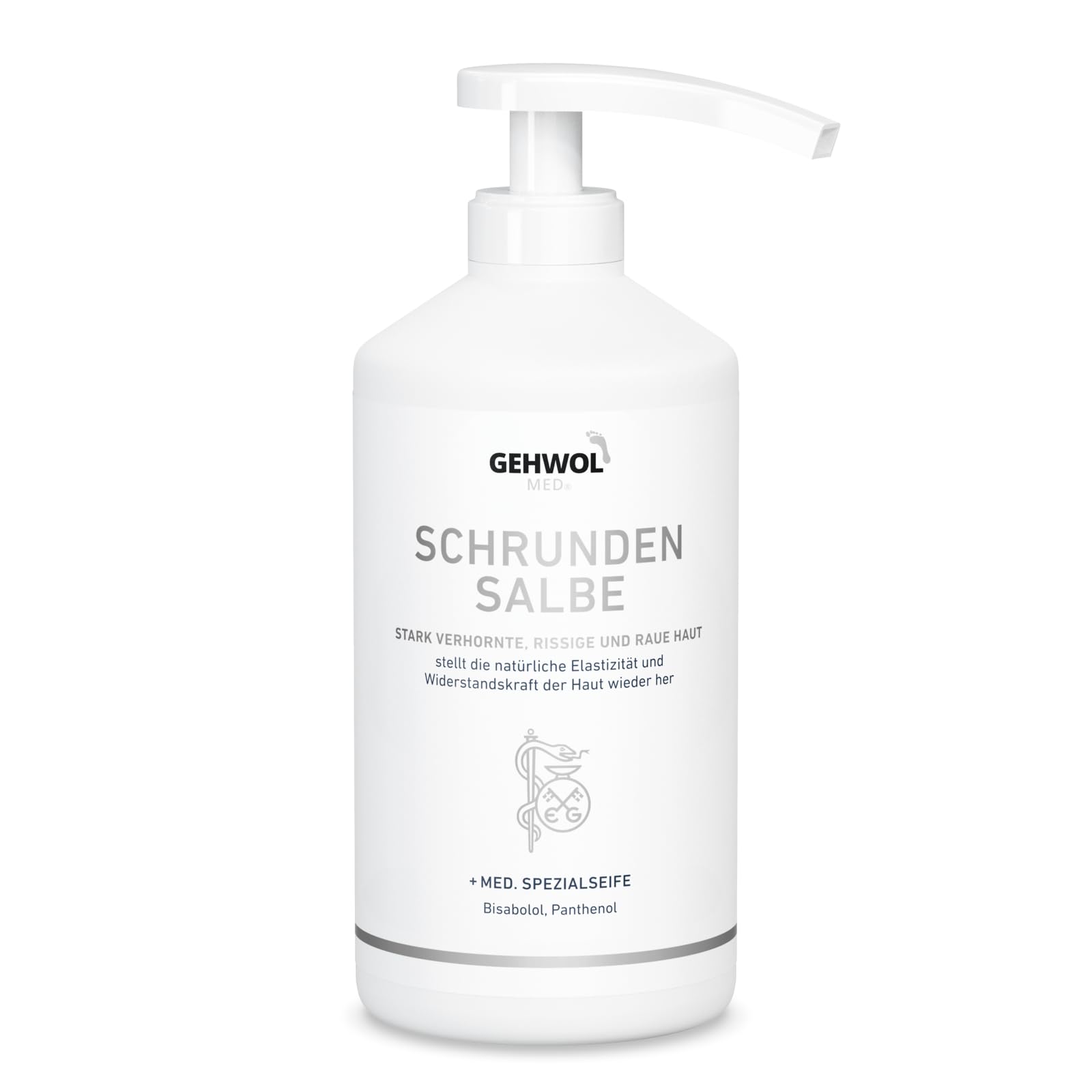 Med Salve for Cracked Skin 500ml Dispenser Pump - Servere Dry or Rough Skin