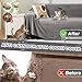 MEETSKY Couch Cover for 2 Cushion Couch, Couch Covers for Dogs Washable Non Slip Cat Scratch Proof Sectional Love Seat Covers L Shaped Soft Couch Furniture Protector for Pets, 71