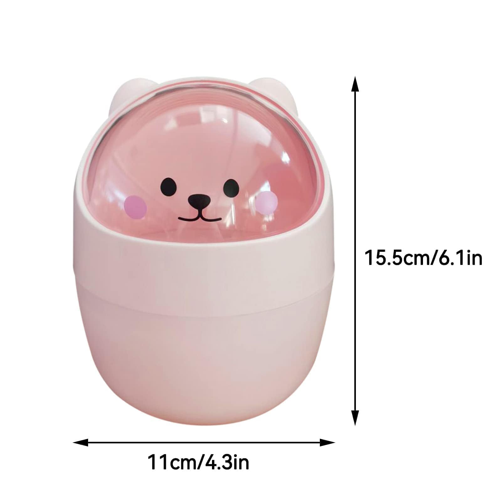 Maxant Mini Trash Can, Mini Desk Bin, Small Trash Can With Lid, Desktop