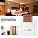 Power Card Sensor Hotel Power Card, Hotel Energy Saving Switch Light Switch Key Plate Extender 3.4x3.4in 100 Times Aging Tests Qualified White For 4150 Card For 125k Frequency Induction Card