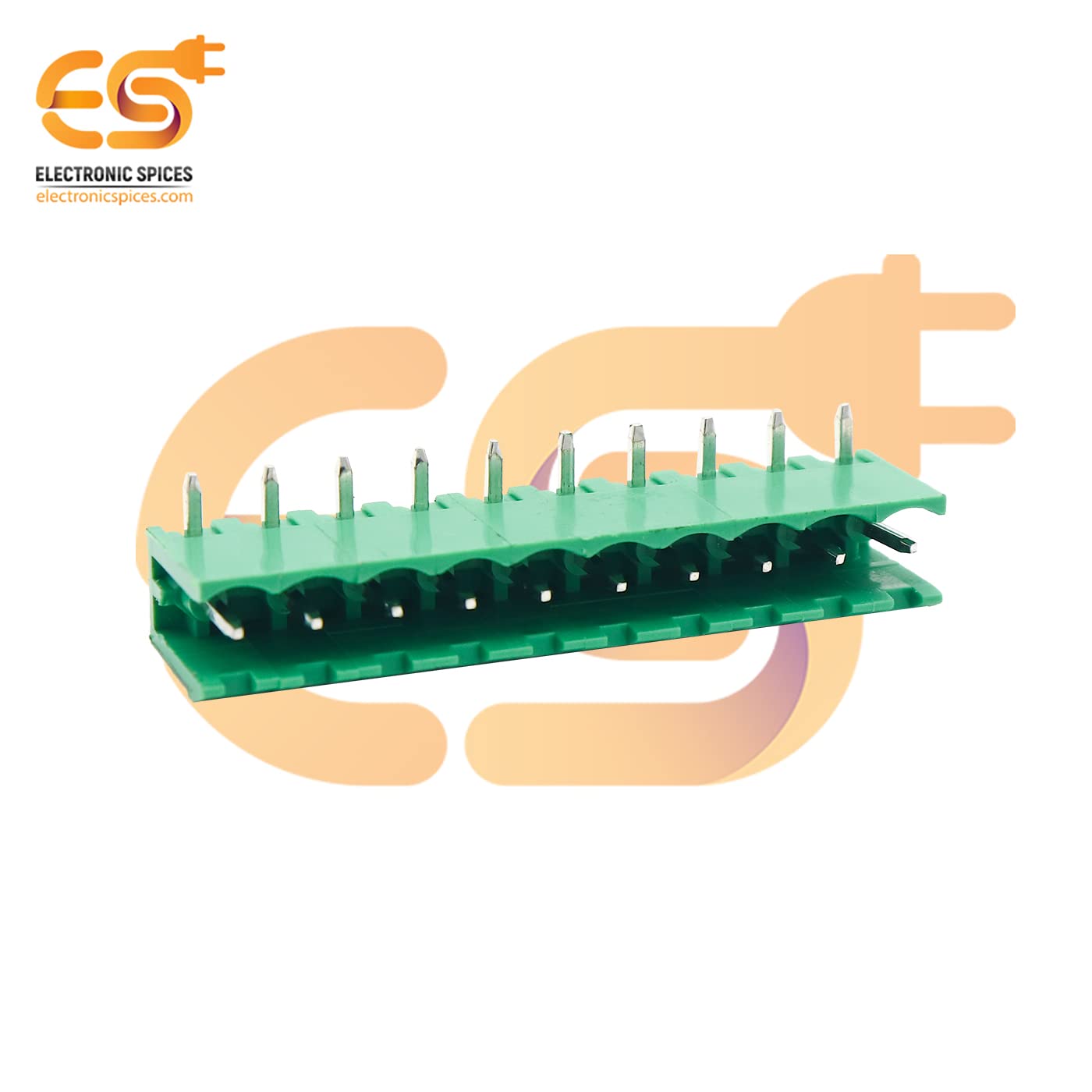 Electronic Spices Male and Female 10 Pin 5.08mm Pitch Pluggable Terminal Block Connector Pair of 5 (2EDGR-5.08-10p and 2EDGK-5.08-10p) 3