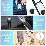 MIMOFPET Wireless Dog Fence System with Training Remote,25FT to 3500FT Electric Fence for Dogs,185 Days Standby Time Dog Shock Collar with 3 Training Modes,Light and Waterproof (Blue) - Image 5