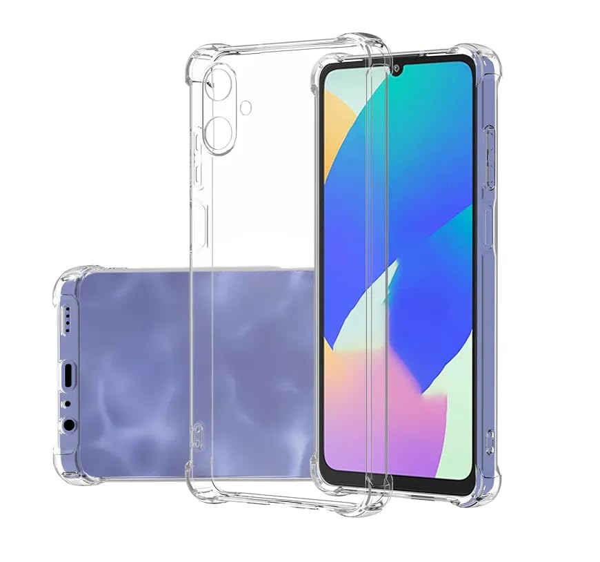 Image of Compatible for [ Samsung Galaxy M06 ] Bumper Back Case Cover for [ Samsung M06 ] - Transparent