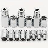 WEILIGU 13-Piece 1/4” Drive...