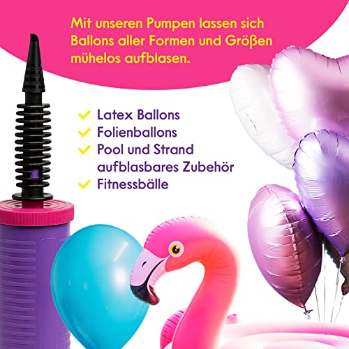 Luftballonpumpe Balloono 2X für effektives Aufpumpen von Ballons