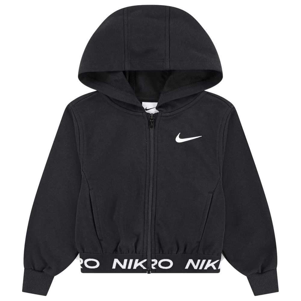 Nike Sportswear Younger Kids Essentials Full Zip Hoodie 2 7Y Black