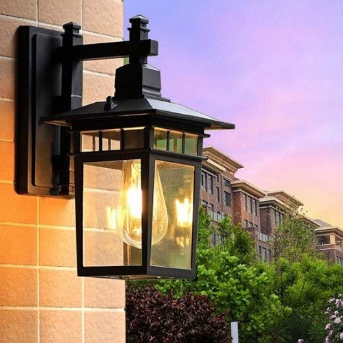 Lampe murale imperméable style vintage industrie pour éclairage extérieur jardin - 6