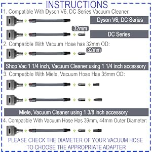 Pet Grooming Vacuum Brush for Dogs, Cats and Vacuum Extension Hose up to 2.5M - Dog Grooming Attachment for Efficient Hair Removal - Cat, Dog Brush Vacuum Attachments Pet Grooming Vacuum Brush for Dogs, Cats and Vacuum Extension Hose up to 2.5M – Dog Grooming Attachment for Efficient Hair Removal – Cat, Dog Brush Vacuum Attachments