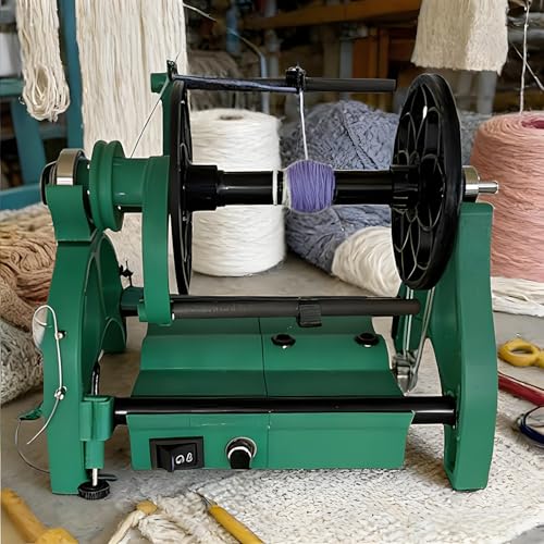12V Adjustable Speed Electric Spinning Wheel