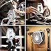 STKR Concepts Modern Mobile Task Light, 1200 Lumens, for Home and Camping, Silver