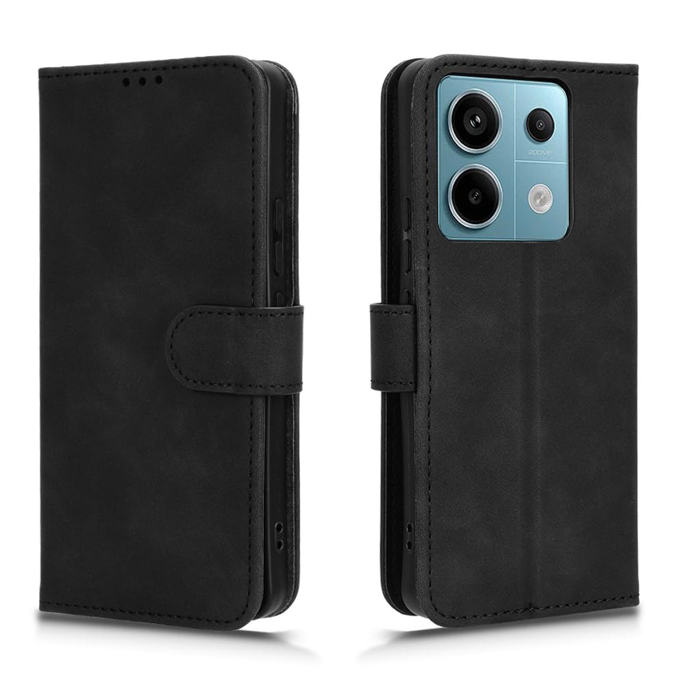 Custodia Portafoglio Ivencase Per Xiaomi Redmi Note 13 5G: Cover In Pelle Con Supporto E Pellicola Protettiva Inclusa