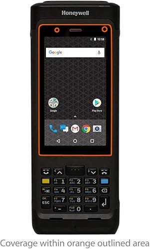 Miniatura 3 de BoxWave Protector de pantalla compatible con Honeywell CN80, ClearTouch Crystal (paquete de 2), película HD, protege de arañazos para Honeywell CN80