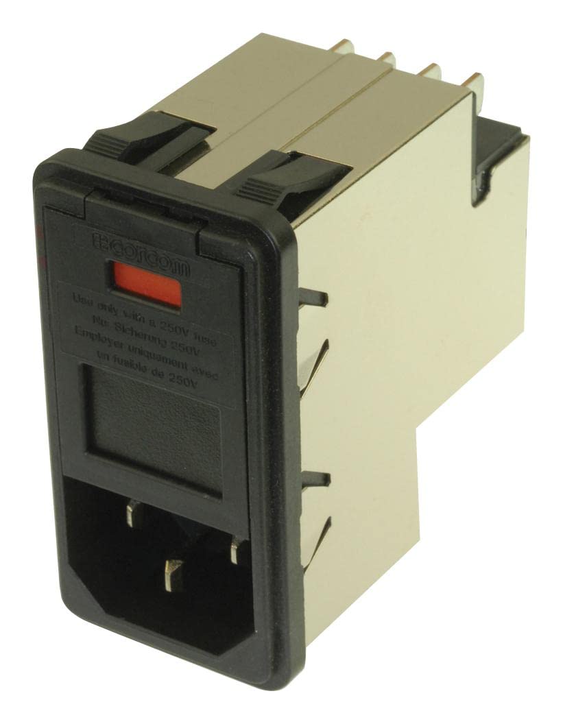 Filtre CEI médical 6A à connecteurs Quick Connect pour alimentation 250VAC