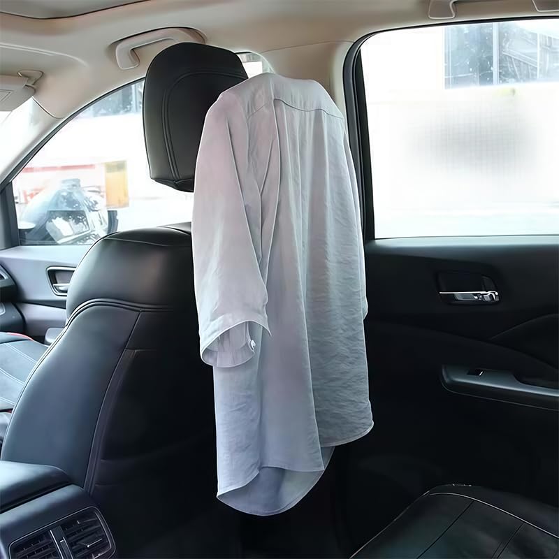 Cintre de Voiture pour Siège Appui-tête pour Toyota C-HR 2016-2026 | Cintre Auto Porte-Manteau Voiture Support Appui-tête Porte Vêtement Voiture Porte-Veste de Costume Rangement de Vêtements Org