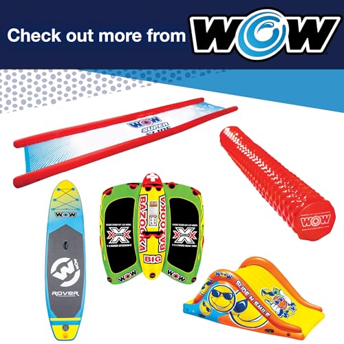 Image of Wow Sports Tow Rope for Towable Tubes - 60 ft - 16-Strand Braided Polypropylene