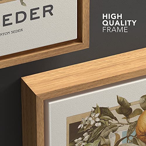 Wall26 Framed Canvas Print Wall Art Pear Orange Fruit Tapestry By Anton Seder Nature Wilderness Illustrations Fine Art Farmhouse/Country Decorative For Living Room, Bedroom, Office - 16"X24" Natural #TOP3